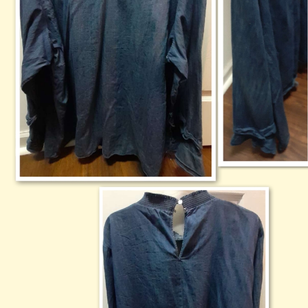 Soft denim top